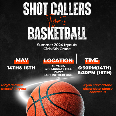 Shot Callers Basketball Tryouts - 6th Grade Girls Basketball